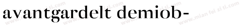 avantgardelt demiob字体转换